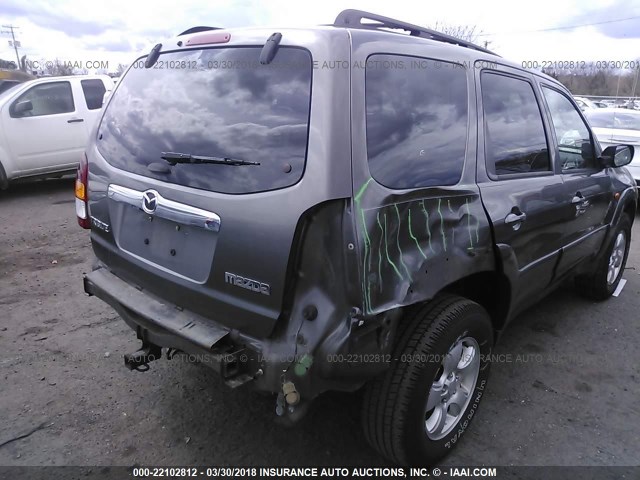 4F2CZ06134KM03063 - 2004 MAZDA TRIBUTE ES 灰色 照片 6