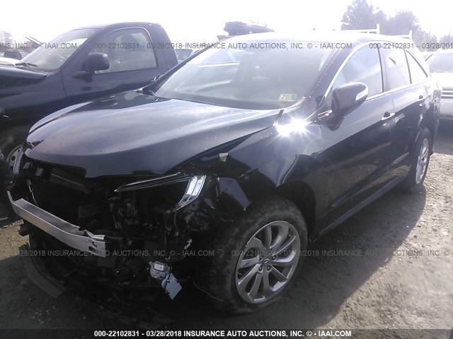 5J8TB3H32HL024092 - 2017 ACURA RDX BLACK photo 2