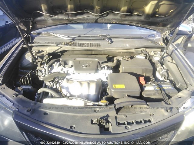 4T1BF1FK7CU025296 - 2012 TOYOTA CAMRY SE/LE/XLE 黑色 照片 10