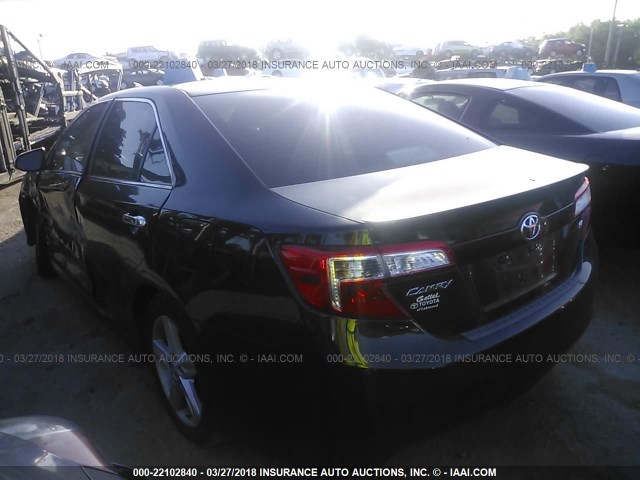 4T1BF1FK7CU025296 - 2012 TOYOTA CAMRY SE/LE/XLE 黑色 照片 3