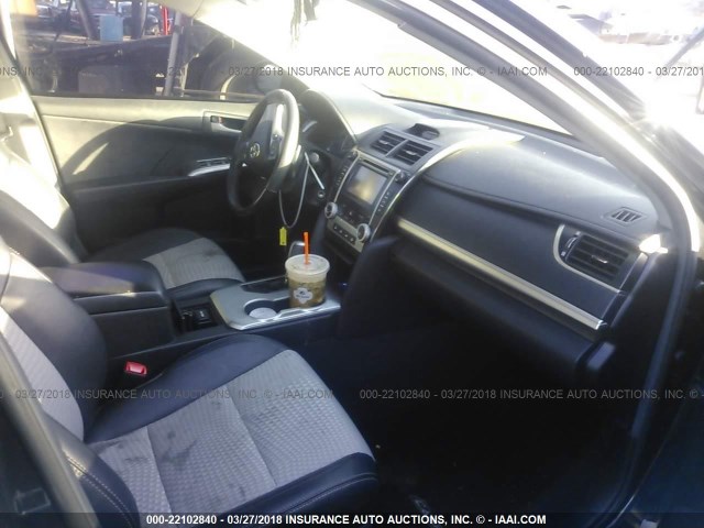 4T1BF1FK7CU025296 - 2012 TOYOTA CAMRY SE/LE/XLE 黑色 照片 5