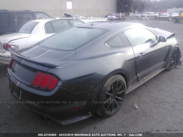 1FA6P8JZ6H5525313 - 2017 FORD MUSTANG SHELBY GT350 GRAY photo 4