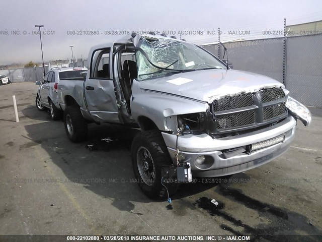 3D7KU28C74G100918 - 2004 DODGE RAM 2500 ST/SLT SILVER photo 1