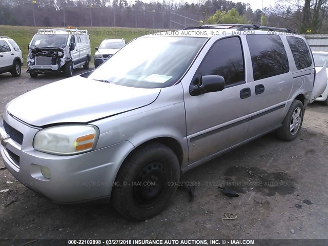 1GNDV23187D115605 - 2007 CHEVROLET UPLANDER LS Plata foto 2