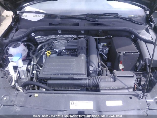 3VW2B7AJ9HM292093 - 2017 VOLKSWAGEN JETTA S 黑色 照片 10