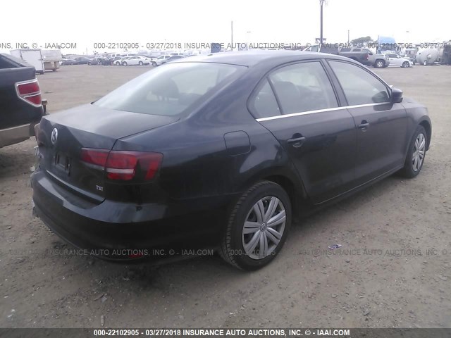 3VW2B7AJ9HM292093 - 2017 VOLKSWAGEN JETTA S 黑色 照片 4