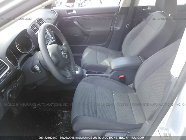3VWKZ7AJ1AM657299 - 2010 VOLKSWAGEN JETTA S 银色 照片 5