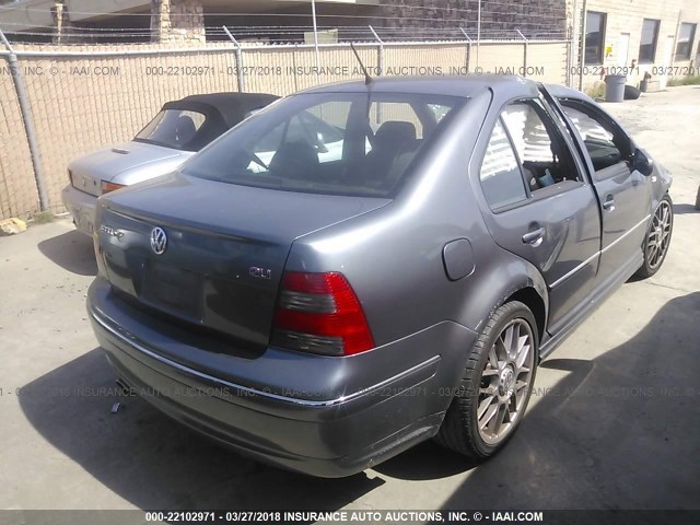 3VWSE69MX5M054264 - 2005 VOLKSWAGEN JETTA GLI GRAY photo 4