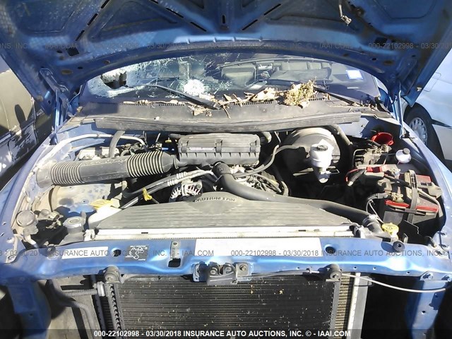 3B7HC13YX1M516639 - 2001 DODGE RAM 1500 BLUE photo 10