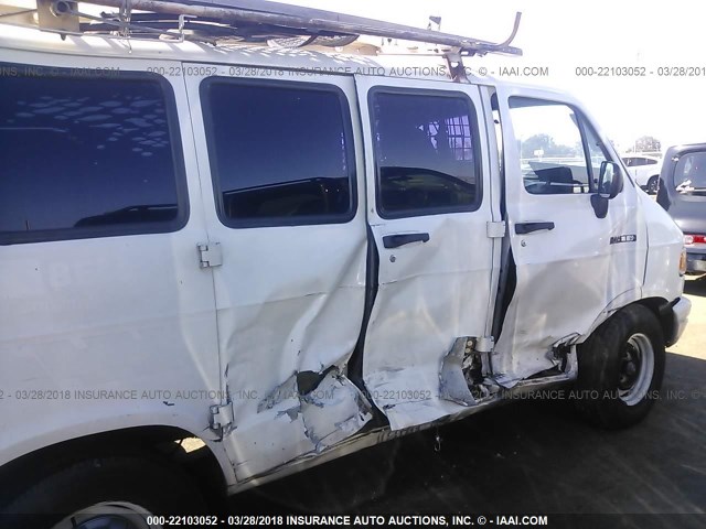 2B7HB21Y3RK567408 - 1994 DODGE RAM VAN B250 WHITE photo 6