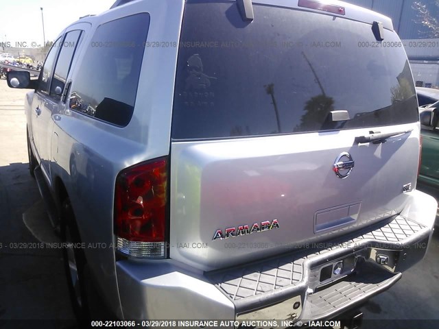 5N1AA08A56N720478 - 2006 NISSAN ARMADA SE/LE SILVER photo 3