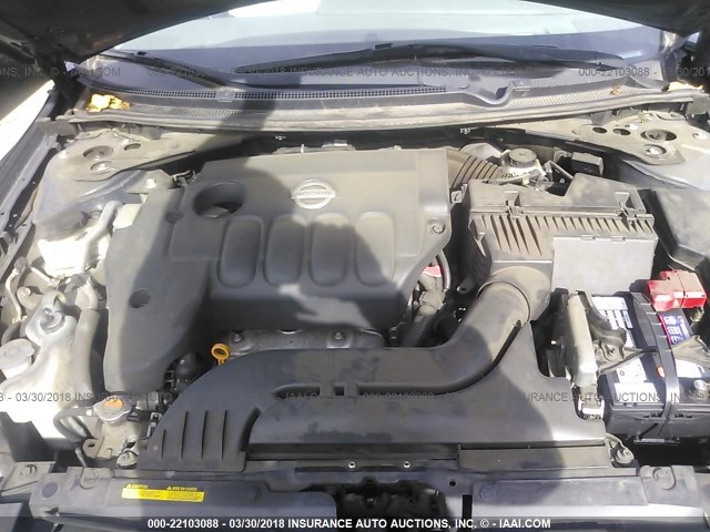 1N4AL2AP9AN514605 - 2010 NISSAN ALTIMA S 灰色 照片 10