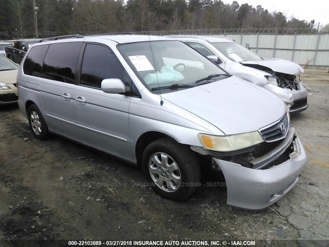 5FNRL18924B005411 - 2004 HONDA ODYSSEY EXL ვერცხლისფერი ფოტო 1