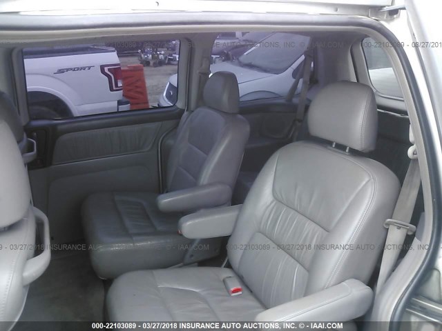 5FNRL18924B005411 - 2004 HONDA ODYSSEY EXL ვერცხლისფერი ფოტო 8