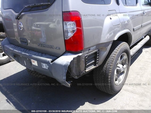 5N1ED28T24C614326 - 2004 NISSAN XTERRA XE/SE GOLD photo 6