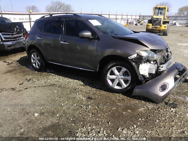 JN8AZ18W19W150738 - 2009 NISSAN MURANO S/SL/LE BROWN photo 1