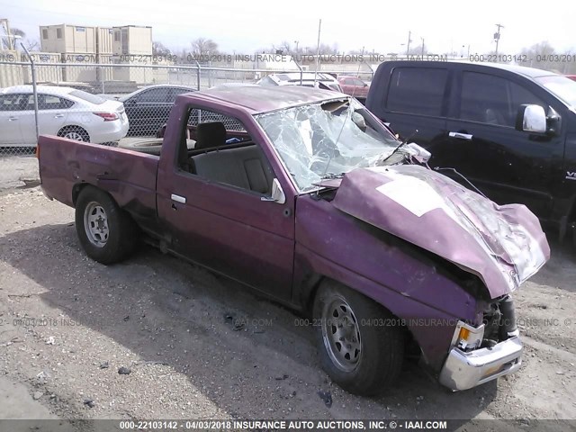 1N6SD11S4SC366254 - 1995 NISSAN TRUCK E/XE MAROON photo 1