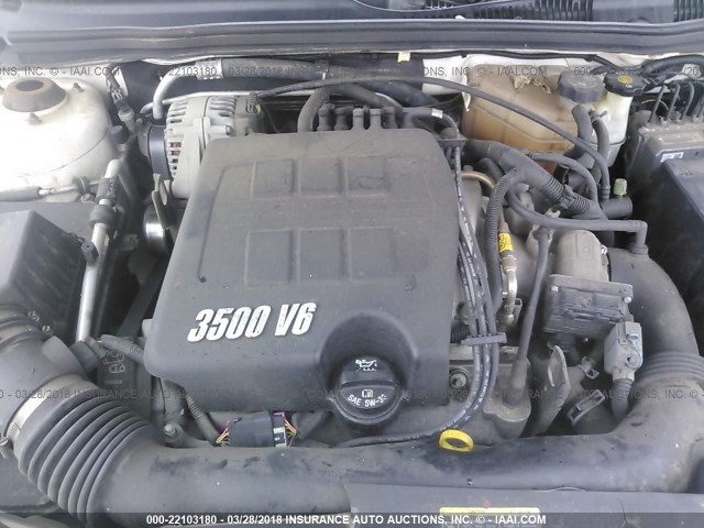 1G1ZT54815F327192 - 2005 CHEVROLET MALIBU LS Ağ foto 10
