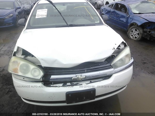 1G1ZT54815F327192 - 2005 CHEVROLET MALIBU LS Ağ foto 6
