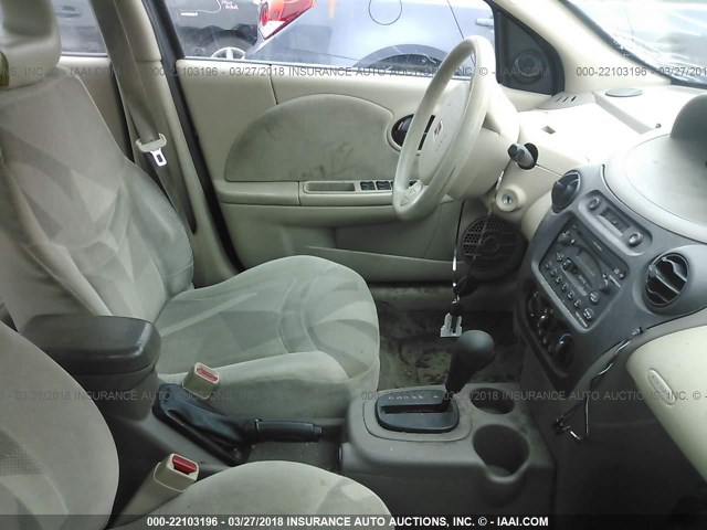 1G8AL52F53Z167278 - 2003 SATURN ION LEVEL 3 BLUE photo 5