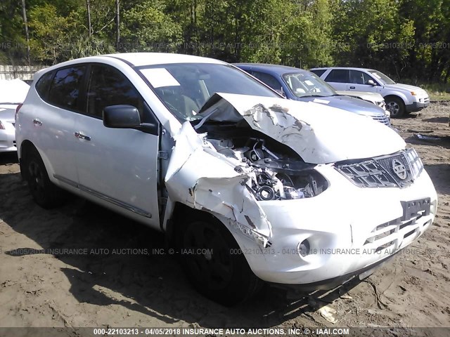 JN8AS5MV0BW280718 - 2011 NISSAN ROGUE S/SV/KROM WHITE photo 1