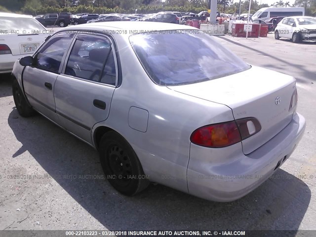 2T1BR12E1YC310933 - 2000 TOYOTA COROLLA VE/CE/LE 灰色 照片 3
