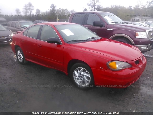 1G2NF52E44M551786 - 2004 PONTIAC GRAND AM SE1 RED photo 1