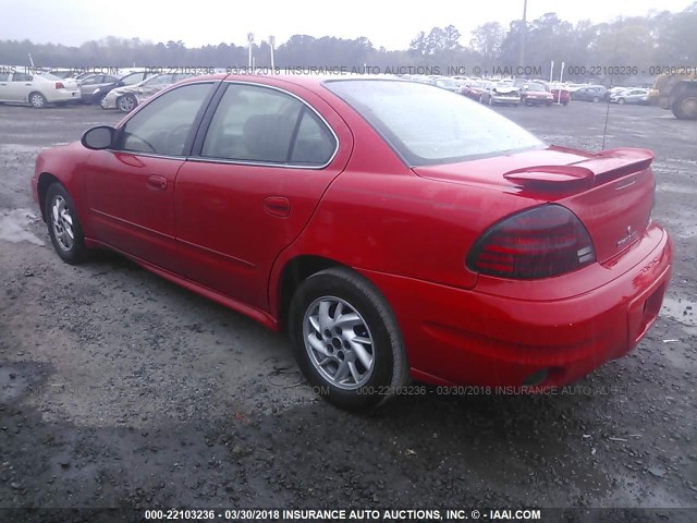 1G2NF52E44M551786 - 2004 PONTIAC GRAND AM SE1 RED photo 3