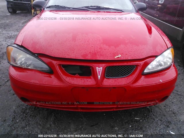 1G2NF52E44M551786 - 2004 PONTIAC GRAND AM SE1 RED photo 6