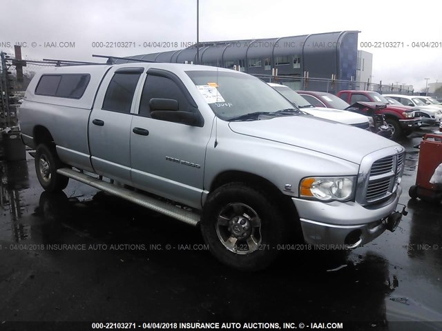 3D7KS28C85G738392 - 2005 DODGE RAM 2500 ST/SLT 银色 照片 1