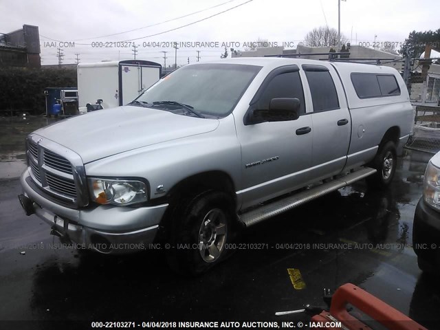 3D7KS28C85G738392 - 2005 DODGE RAM 2500 ST/SLT 银色 照片 2