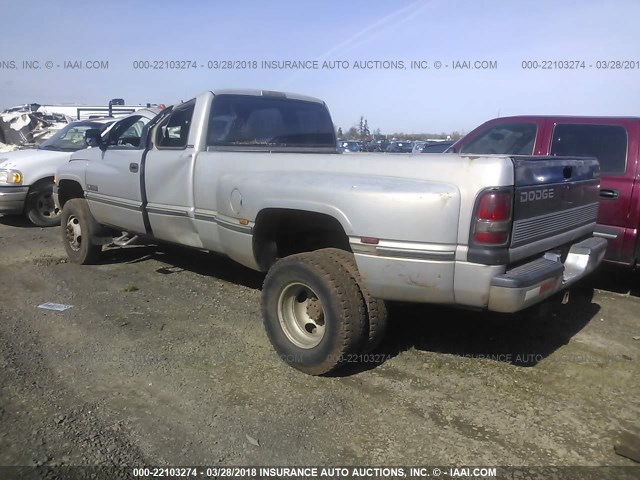 3B7MF33D0VM539349 - 1997 DODGE RAM 3500 SILVER photo 3