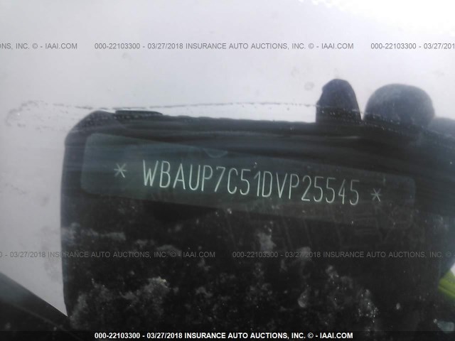 WBAUP7C51DVP25545 - 2013 BMW 128 I SILVER photo 9