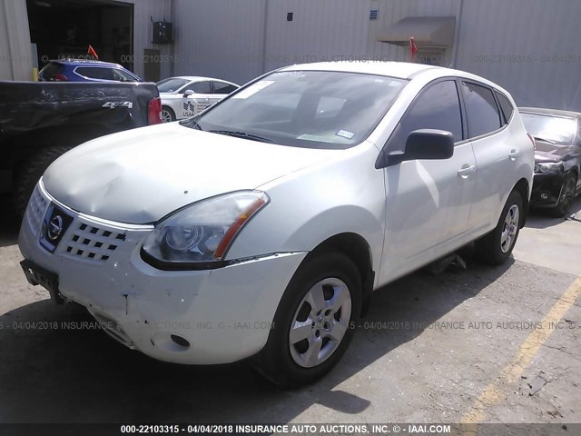 JN8AS58T29W055221 - 2009 NISSAN ROGUE S/SL WHITE photo 2