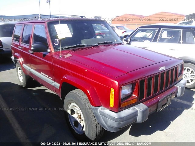 1J4FT68S1XL549736 - 1999 JEEP CHEROKEE SPORT/CLASSIC წითელი ფოტო 1