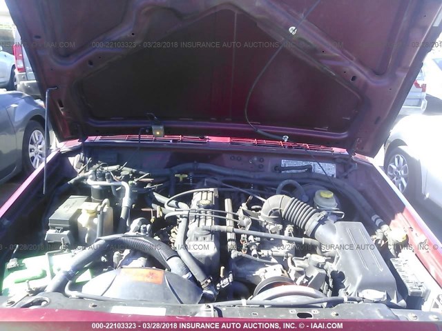 1J4FT68S1XL549736 - 1999 JEEP CHEROKEE SPORT/CLASSIC წითელი ფოტო 10