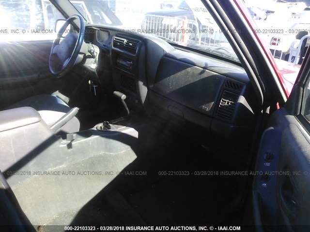1J4FT68S1XL549736 - 1999 JEEP CHEROKEE SPORT/CLASSIC წითელი ფოტო 5