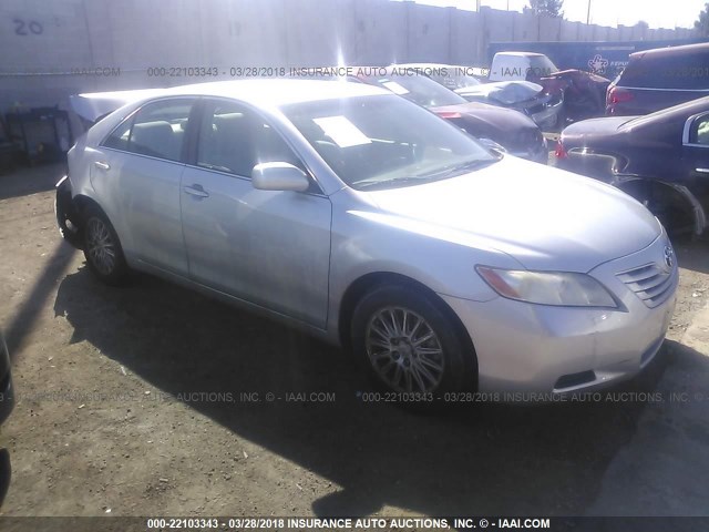 4T1BE46K27U022218 - 2007 TOYOTA CAMRY NEW GENERAT CE/LE/XLE/SE SILVER photo 1