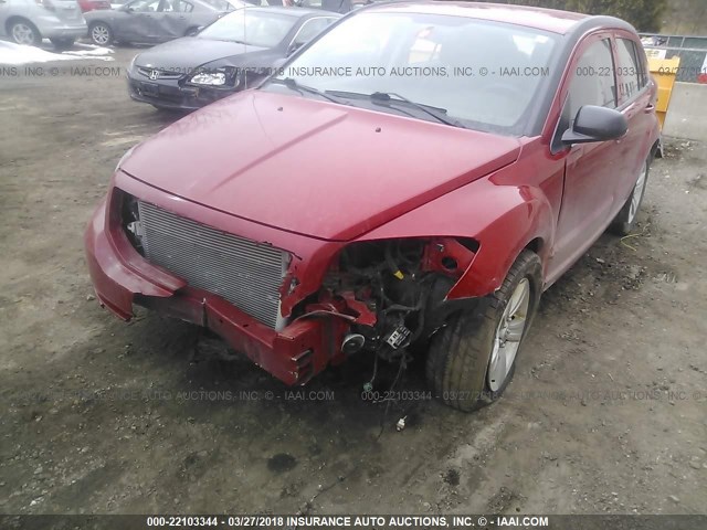 1B3CB3HA9BD166732 - 2011 DODGE CALIBER MAINSTREET RED photo 6