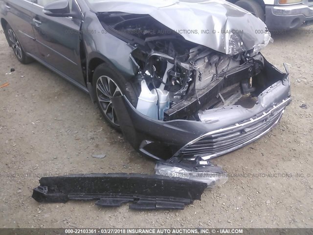 4T1BK1EB1GU235931 - 2016 TOYOTA AVALON XLE PLUS/PREMIUM/TOUR/LTD GRAY photo 6