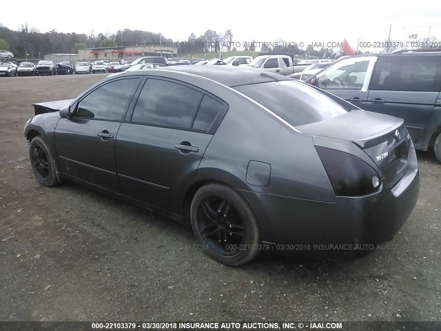 1N4BA41E75C840540 - 2005 NISSAN MAXIMA SE/SL GRAY photo 3