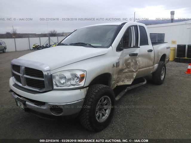 3D7KS28A37G839857 - 2007 DODGE RAM 2500 ST/SLT 白色 照片 6
