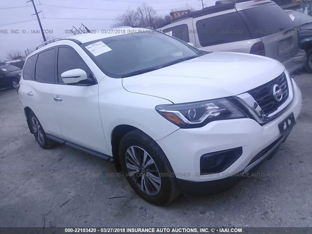 5N1DR2MNXHC692394 - 2017 NISSAN PATHFINDER S/SV/SL/PLATINUM 白色 照片 1