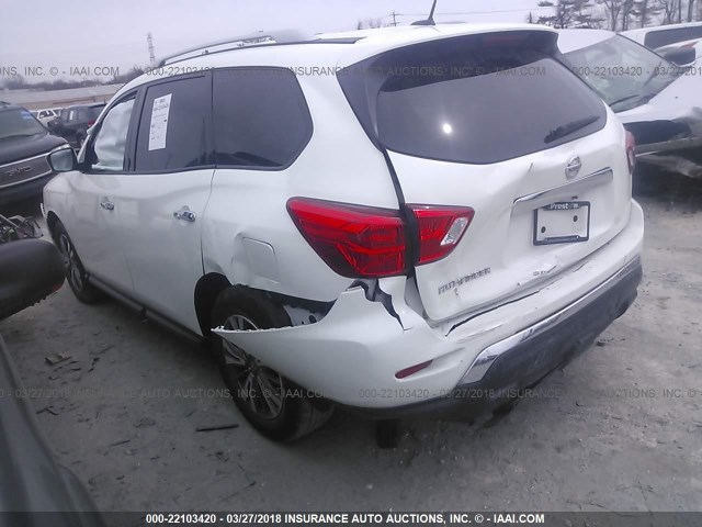 5N1DR2MNXHC692394 - 2017 NISSAN PATHFINDER S/SV/SL/PLATINUM 白色 照片 3