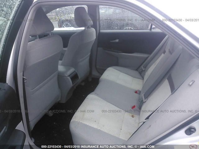 4T4BF1FK7DR294227 - 2013 TOYOTA CAMRY L/SE/LE/XLE Gümüş foto 8