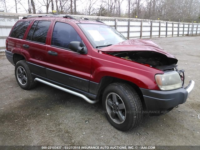 1J4GW48J34C228297 - 2004 JEEP GRAND CHEROKEE LAREDO/COLUMBIA/FREEDOM RED photo 1