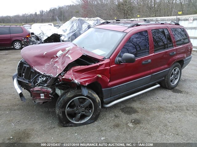 1J4GW48J34C228297 - 2004 JEEP GRAND CHEROKEE LAREDO/COLUMBIA/FREEDOM 红色 照片 2