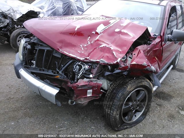 1J4GW48J34C228297 - 2004 JEEP GRAND CHEROKEE LAREDO/COLUMBIA/FREEDOM 红色 照片 6