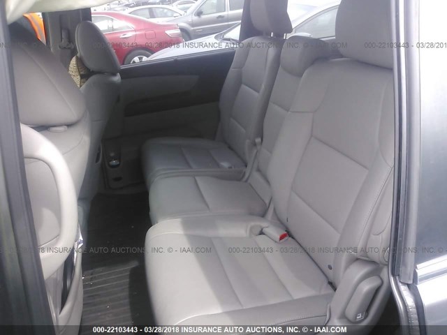 5FNRL5H62EB132450 - 2014 HONDA ODYSSEY EXL ნაცრისფერი ფოტო 8