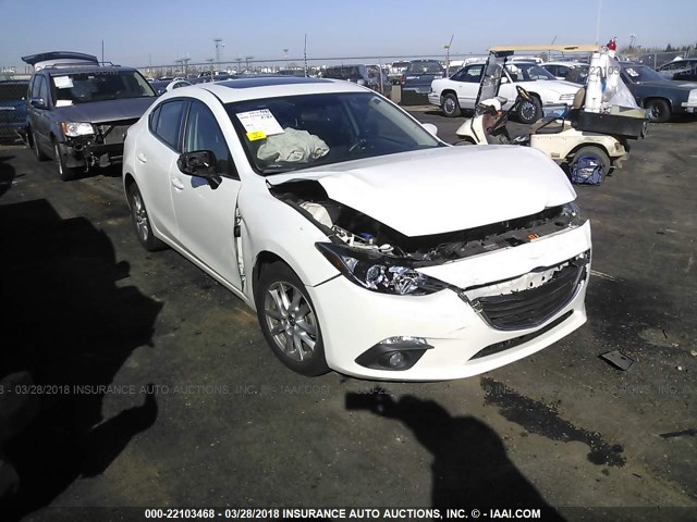 3MZBM1V74FM140614 - 2015 MAZDA 3 TOURING თეთრი ფოტო 1